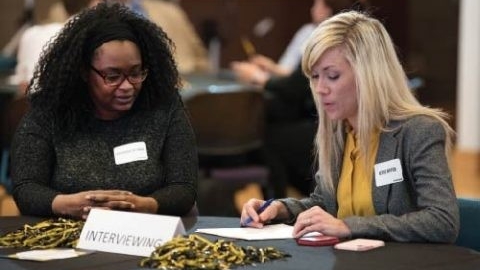 NKU Alumni prepare to interview students